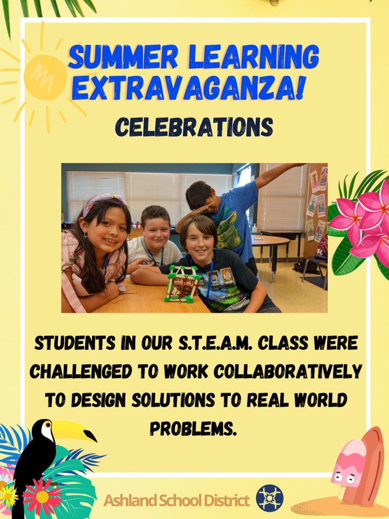 Students in our STEAM class were challenged to work collaborative to design solutions to real world problems. 