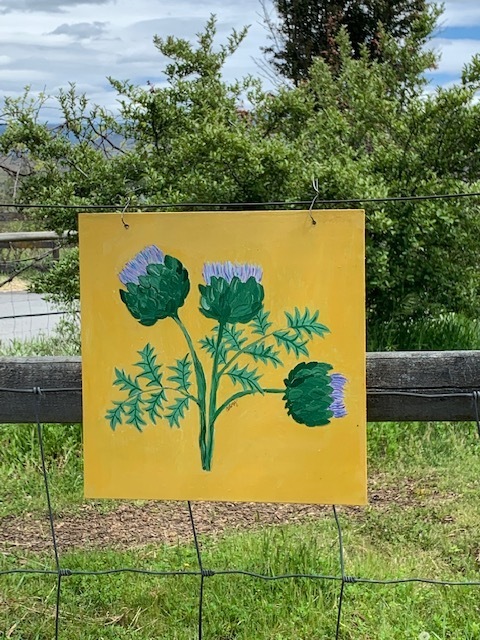 Paintings for the Food Forest Fence