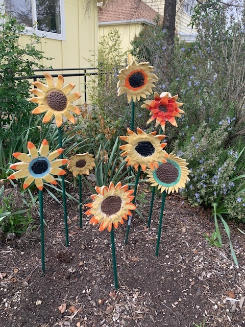 Sunflower Sculptures
