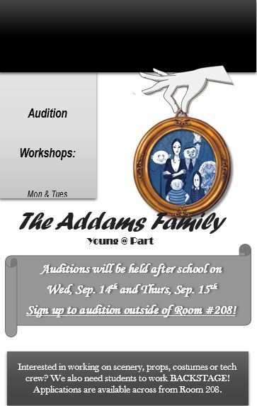 Addams Family auditions