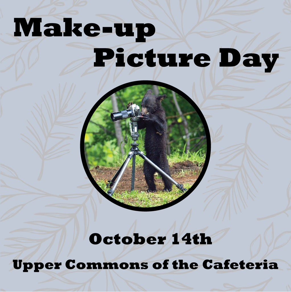 Make up picture day is October 14th!