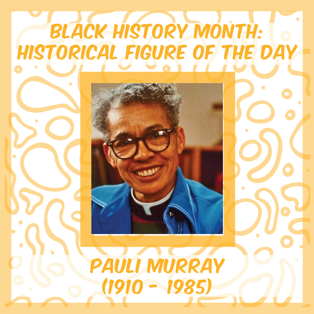 Pauli Murray (1910-1985)   Pauli Murray lived one of the most remarkable lives of the twentieth century. She became the first African American awarded a J.S.D. (a law doctorate) from Yale University in New Haven, Connecticut.  Her degree was based on her dissertation, “Roots of the Racial Crisis: Prologue to Policy.” She was a founder of the National Organization for Women and the first Black person perceived as a woman to be ordained an Episcopal priest. She was part of both the civil rights movement and the feminist movement. Following the passage of the 1964 Civil Rights Act, Murray published a landmark article in The George Washington Law Review entitled “Jane Crow and the Law: Sex Discrimination and Title VII,” where she explains how certain legal statutes meant to protect the civil rights of African Americans still limited the scope of liberties afforded to women. Pauli Murray’s legal arguments and interpretation of the U.S. Constitution were winning strategies for public school desegregation, women’s rights in the workplace, and an extension of rights to LGBTQ+ people based on Title VII of the 1964 Civil Rights Act.