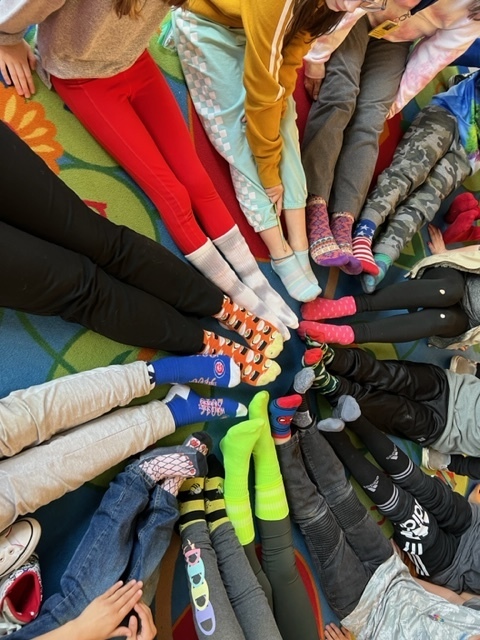 Circle of crazy socks